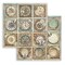 Stamperia Scrapbooking Double-Sided Paper Pad 8"X8" 10/Pkg-Gardens of Time